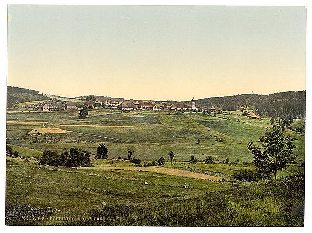 Schluchsee II Black Forest Baden Vintage A4 Photo Print