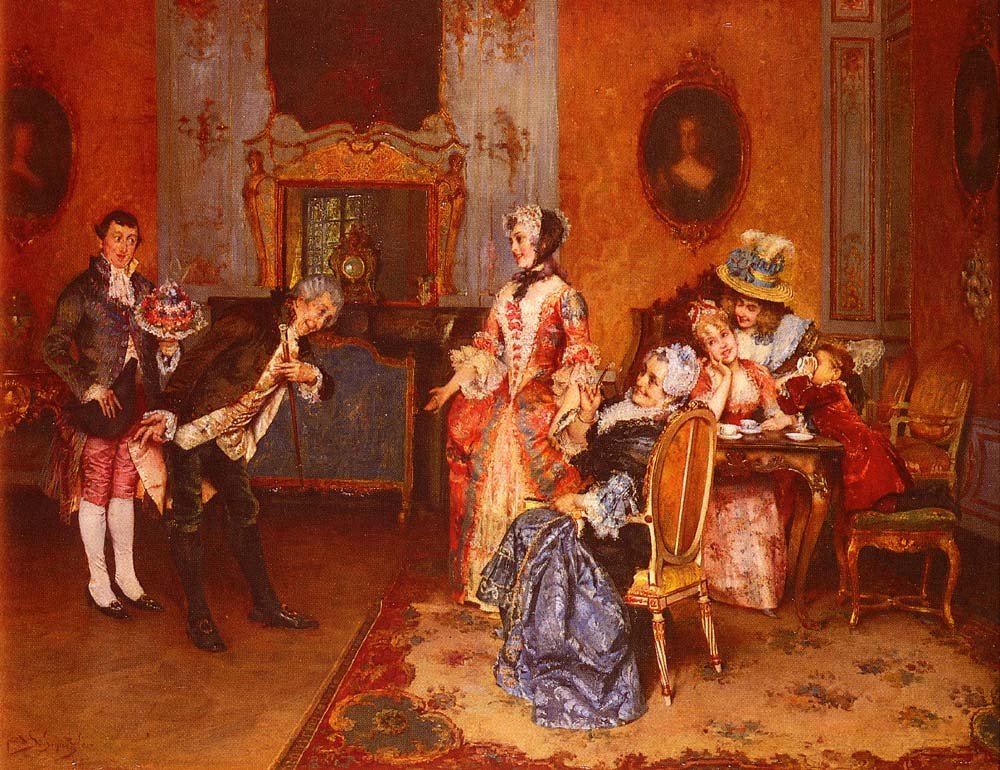 Schmutzler Leopold The Suitor Art A4 Photo Print