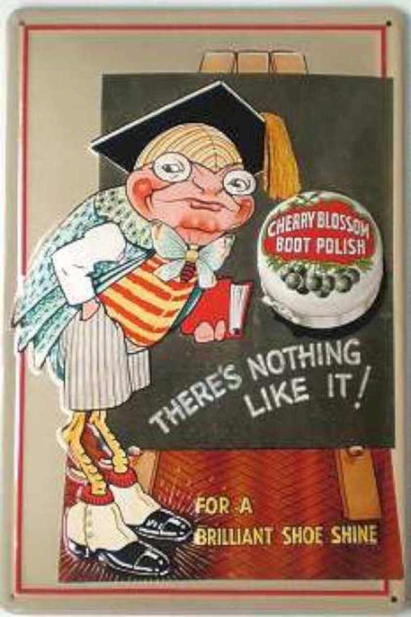 Scholar Boot Polish Vintage Retro Advert Ads A4 Photo Print