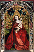 Schongauer Martin Madonna Of The Rose Bower  A4 Photo Print