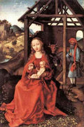 Schongauer Martin The Holy Family 1470  A4 Photo Print