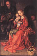Schongauer Martin The Holy Family 1475 80  A4 Photo Print