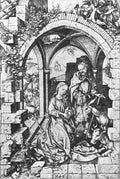 Schongauer Martin The Nativity  A4 Photo Print