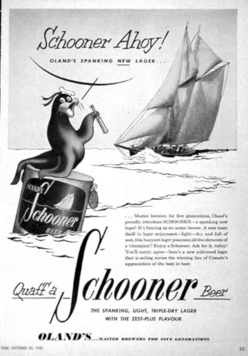 Schooner Ship Lager 1 Vintage Retro Advert Ads A4 Photo Print