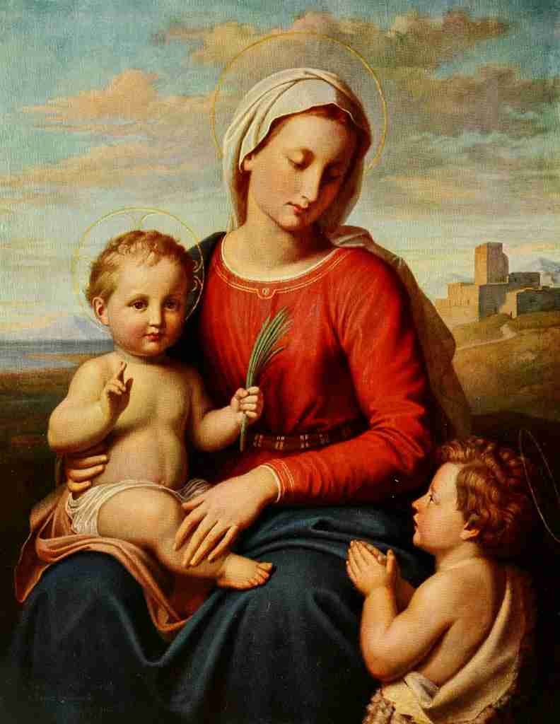 Schraudolph Johann 1808 1879 Christliche Kunst 9 1912 Madonna A4 Photo Print