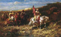 Schreyer Adolf Arab Horseman In A Landscape A4 Photo Print