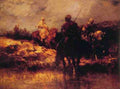 Schreyer Adolf Arabs On Horseback A4 Photo Print