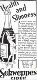 Schwappes Cider Vintage 1930s Vintage Retro Advert Poster
