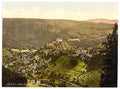 Schwarzburg from Trippstein Thuringia Vintage A4 Photo Print