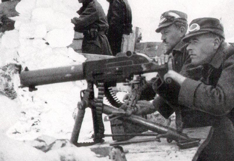 Schwarzlose Machine Gun A4 Photo Print
