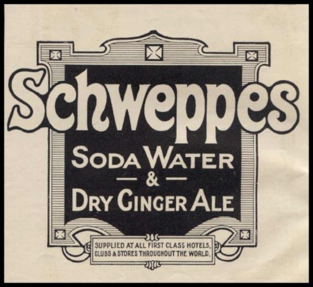 Schweppes Soda Ginger Vintage Retro Advert Ads A4 Photo Print