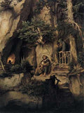 Schwind Moritz Von Player With Hermit A4 Photo Print