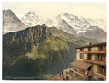 Schynige Platte III Bernese Oberland Vintage A4 Photo Print