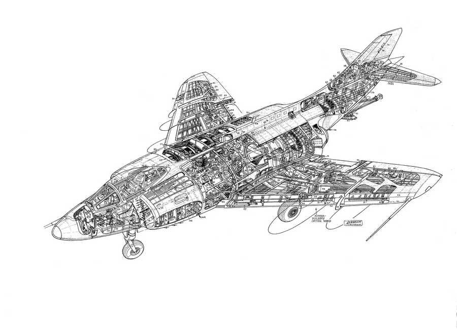Scimitar F1 cutaway A4 Photo Print
