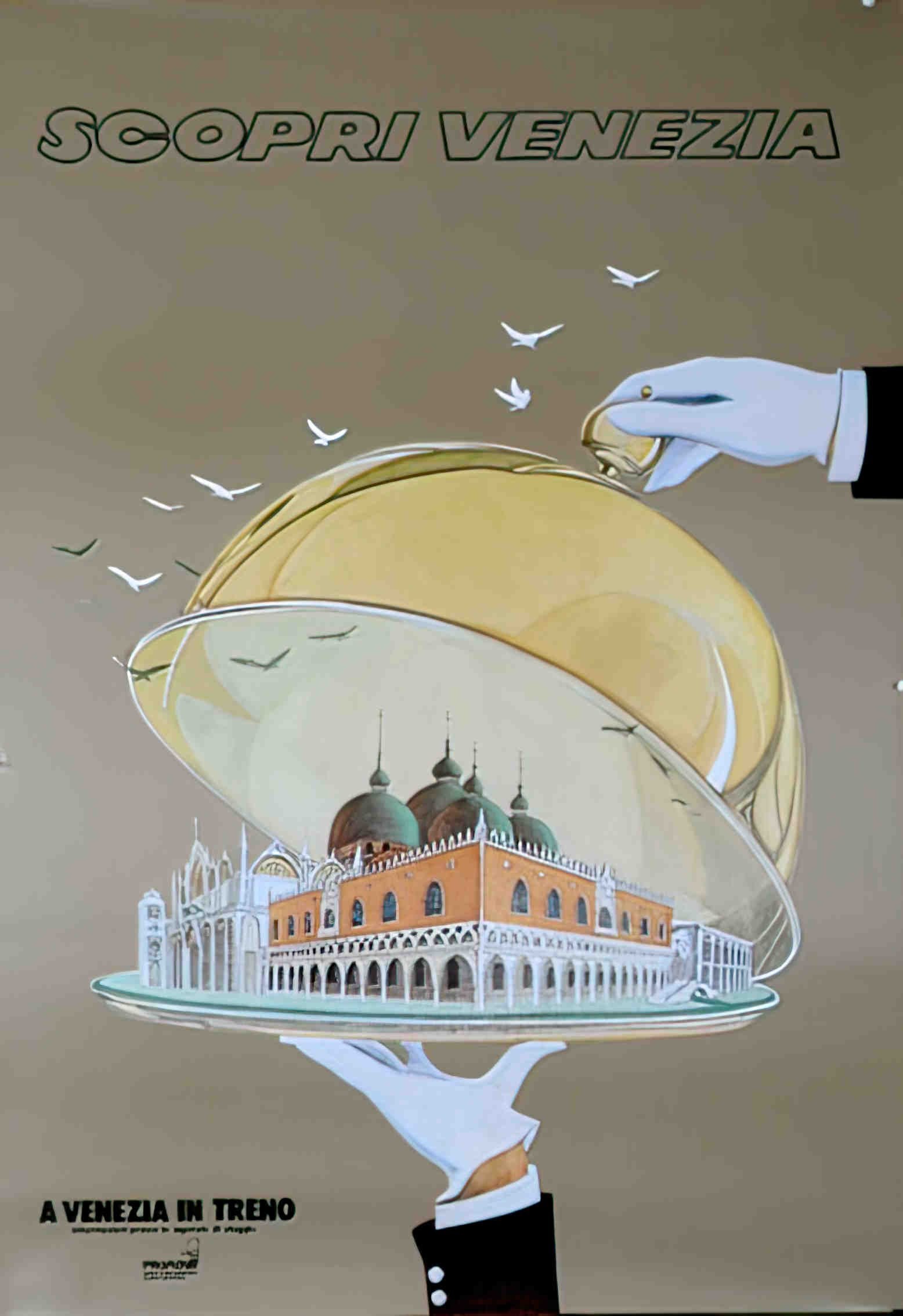 ScopriVenezia Advert A4 Photo Print