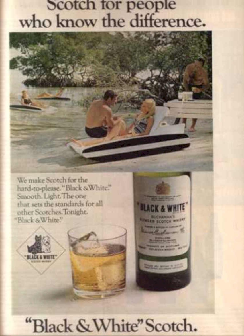 Scotch Beach Bottle Vintage Retro Advert Ads A4 Photo Print
