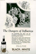 Scotch Whisky Influenza 1930s Vintage Retro Advert Poster