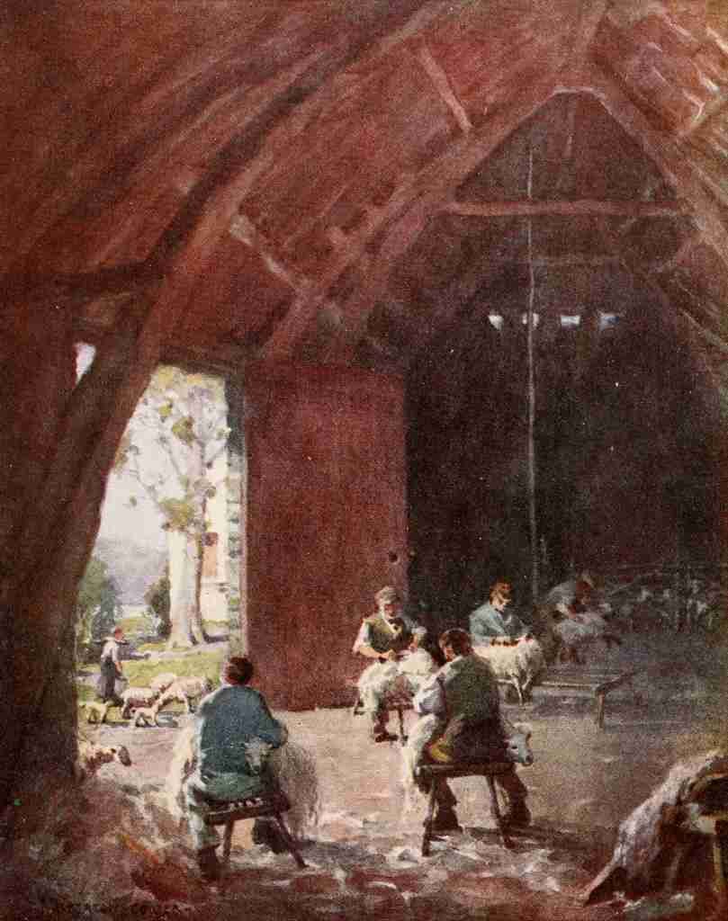 Scotland 1910 Clipping Time A4 Photo Print