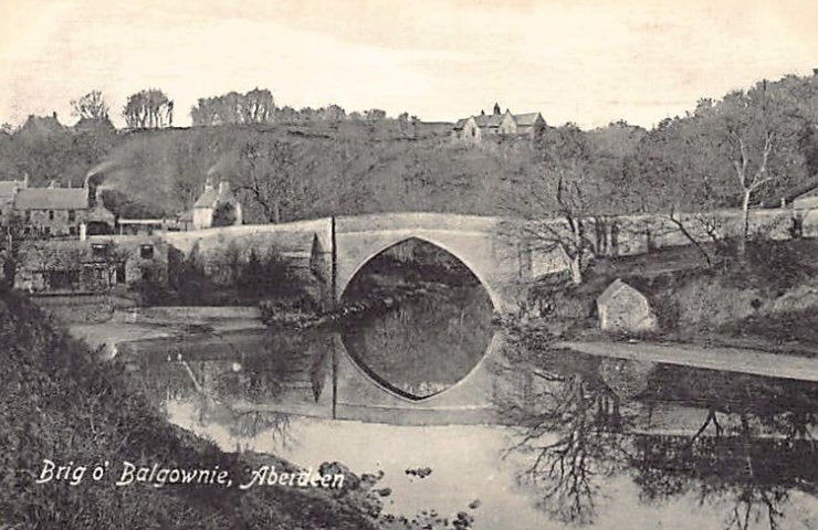 Scotland Aberdeen Brig O Balgownie Vintage A4 Photo Print
