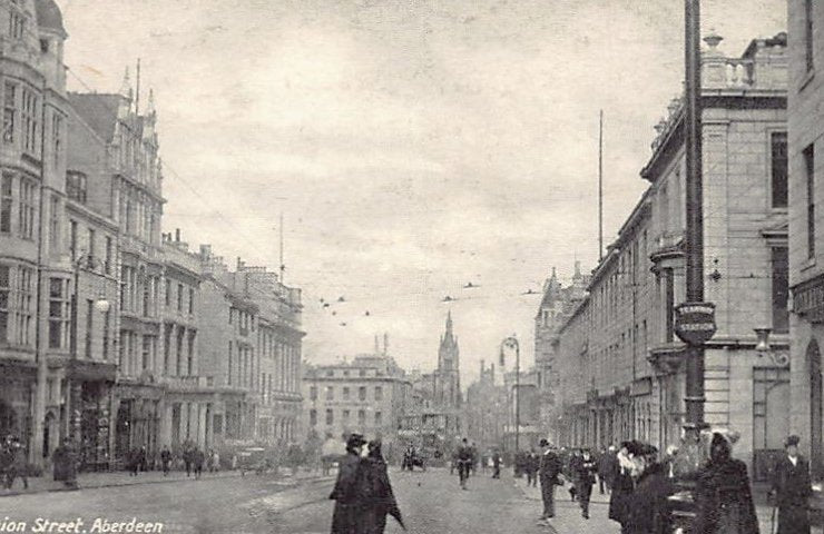 Scotland Aberdeen Union Street Vintage A4 Photo Print
