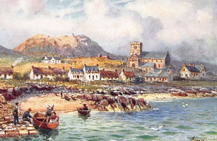 Scotland Argyllshire Iona Vintage A4 Photo Print