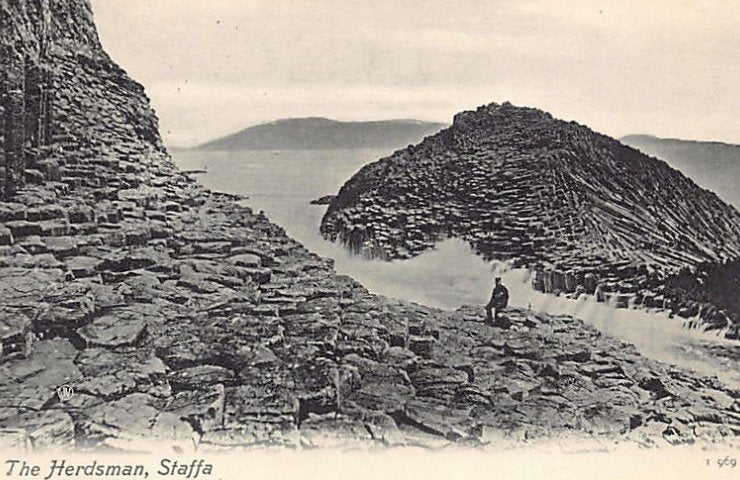 Scotland Argyllshire Staffa The Hersman Vintage A4 Photo Print