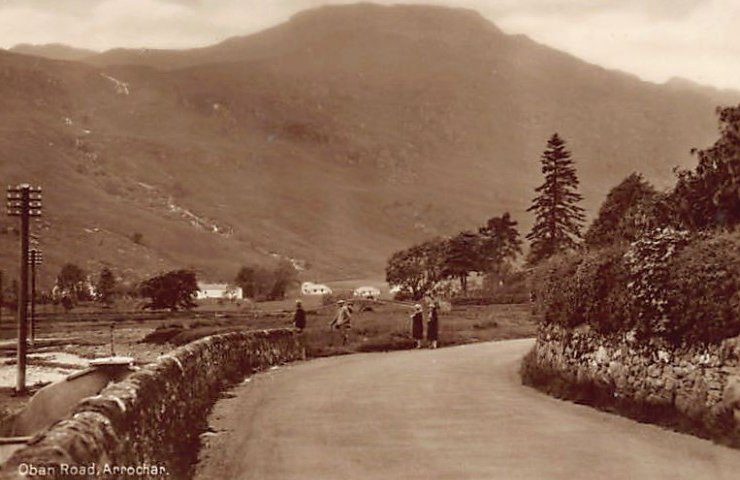 Scotland Arrochar Argyll Oban Road Vintage A4 Photo Print