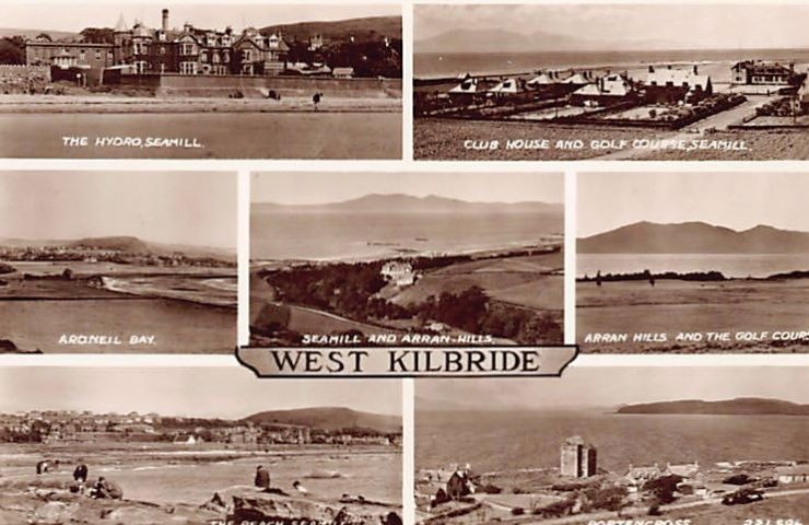 Scotland Ayrshire West Kilbride Vintage A4 Photo Print