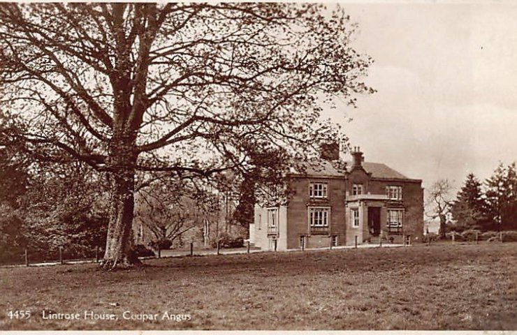 Scotland Coupar Angus Lintrose House Vintage A4 Photo Print