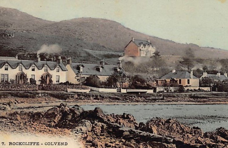 Scotland Dumfriesshire Colvend Rockcliffe Vintage A4 Photo Print