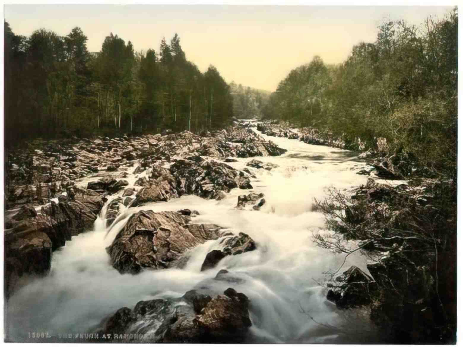 Scotland Kincardineshire Banchory The Feugh Vintage A4 Photo Print