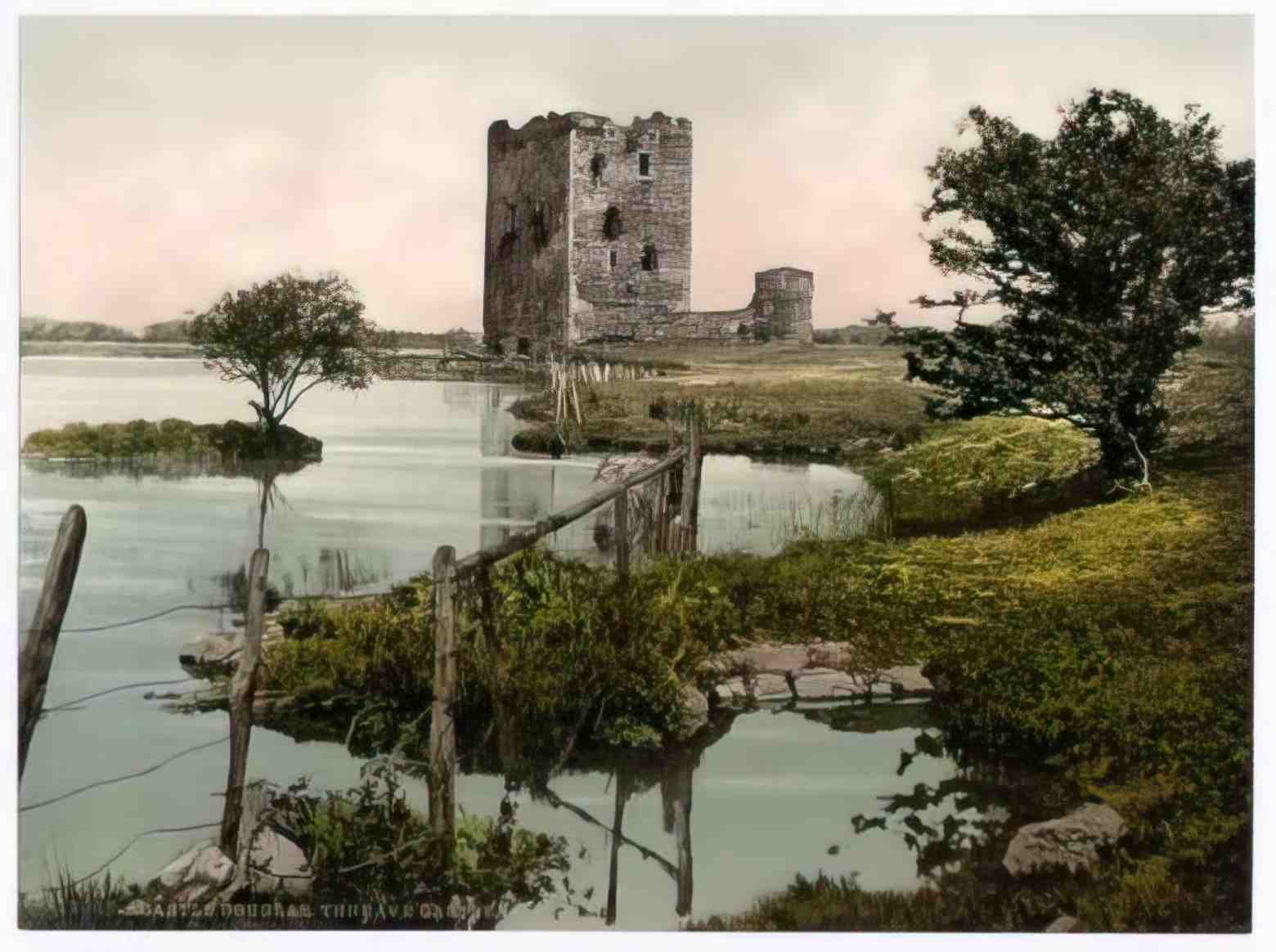 Scotland Kirkcudbrightshire Castle Douglas Threave Castle Vintage A4 Photo Print