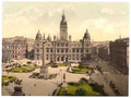 Scotland Lanarkshire Glasgow George Square Vintage A4 Photo Print