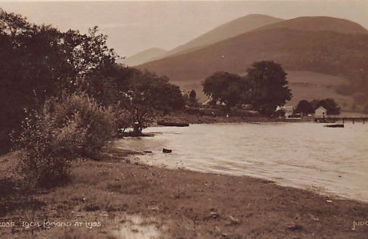 Scotland Luss Argyll Loch Lomond Publ Judges 2039 Vintage A4 Photo Print