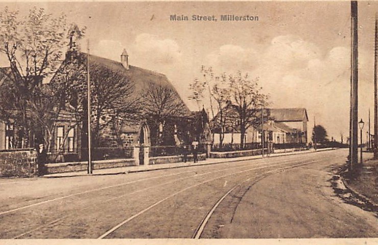 Scotland Millerstone Main Street Vintage A4 Photo Print