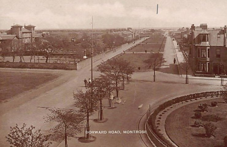 Scotland Montrose Dorward Road Vintage A4 Photo Print