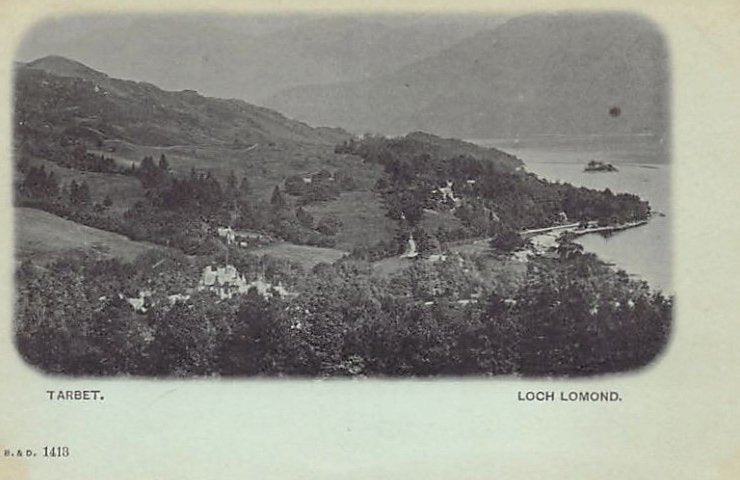 Scotland Tarbet Argyll Loch Lomond By Night Vintage A4 Photo Print
