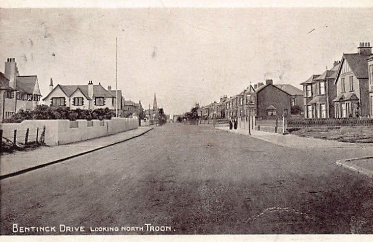 Scotland Troon Bentinck Drive Vintage A4 Photo Print
