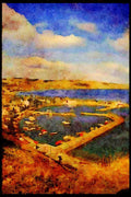 Scotland UK 231014 Stonehaven A4 Limited Edition Watercolour Print