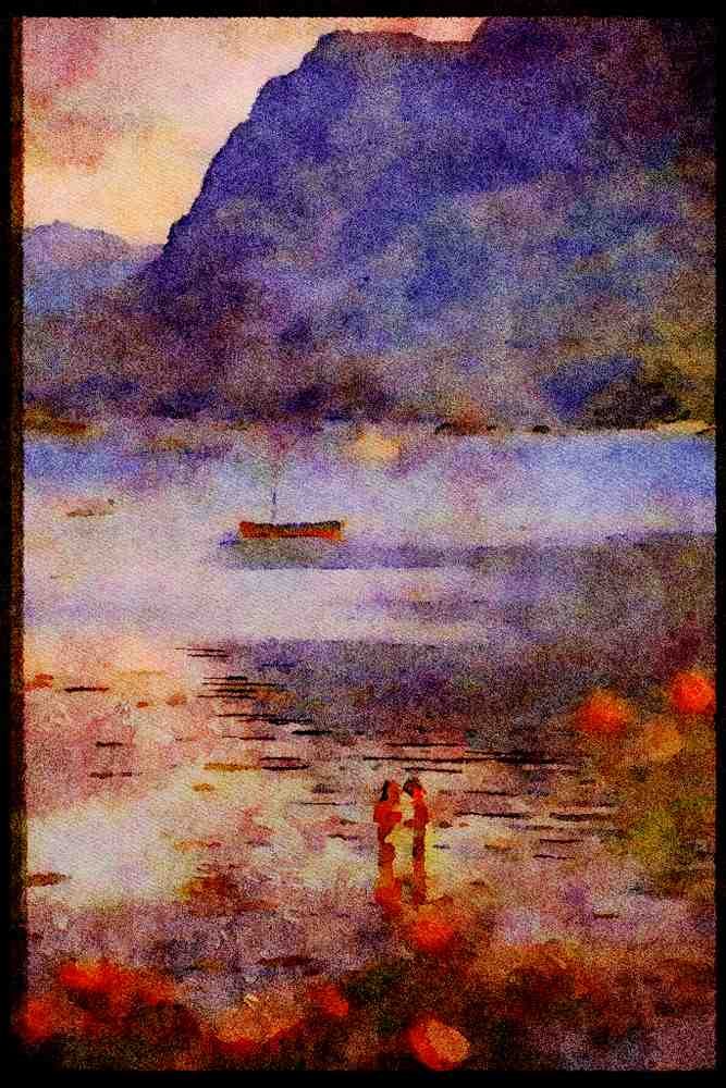 Scotland UK 231021 Plockton A4 Limited Edition Watercolour Print