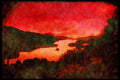 Scotland UK 231049 Queen's View A4 Limited Edition Watercolour Print