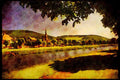 Scotland UK 231066 Borders, Peebles A4 Limited Edition Watercolour Print