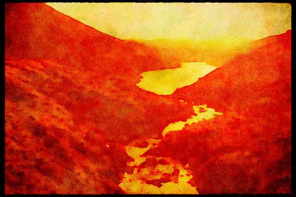 Scotland UK 231071 Talla A4 Limited Edition Watercolour Print