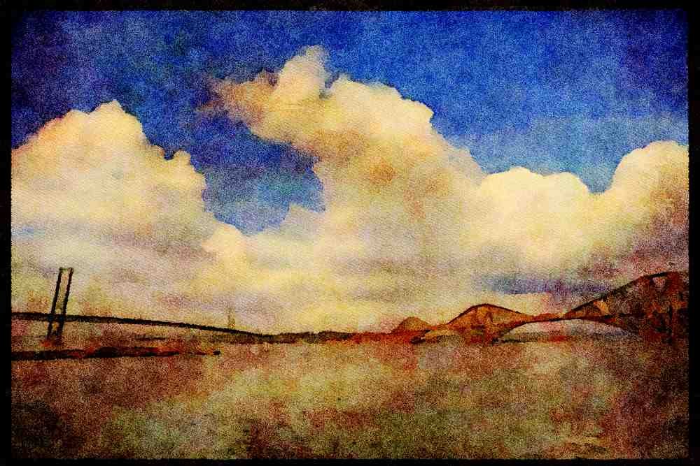 Scotland UK 231081 South Queensferry A4 Limited Edition Watercolour Print
