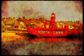 Scotland UK 231084 Lightship, North Carr, Anstruther A4 Limited Edition Watercolour Print