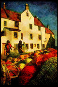 Scotland UK 231085 Attenweem A4 Limited Edition Watercolour Print