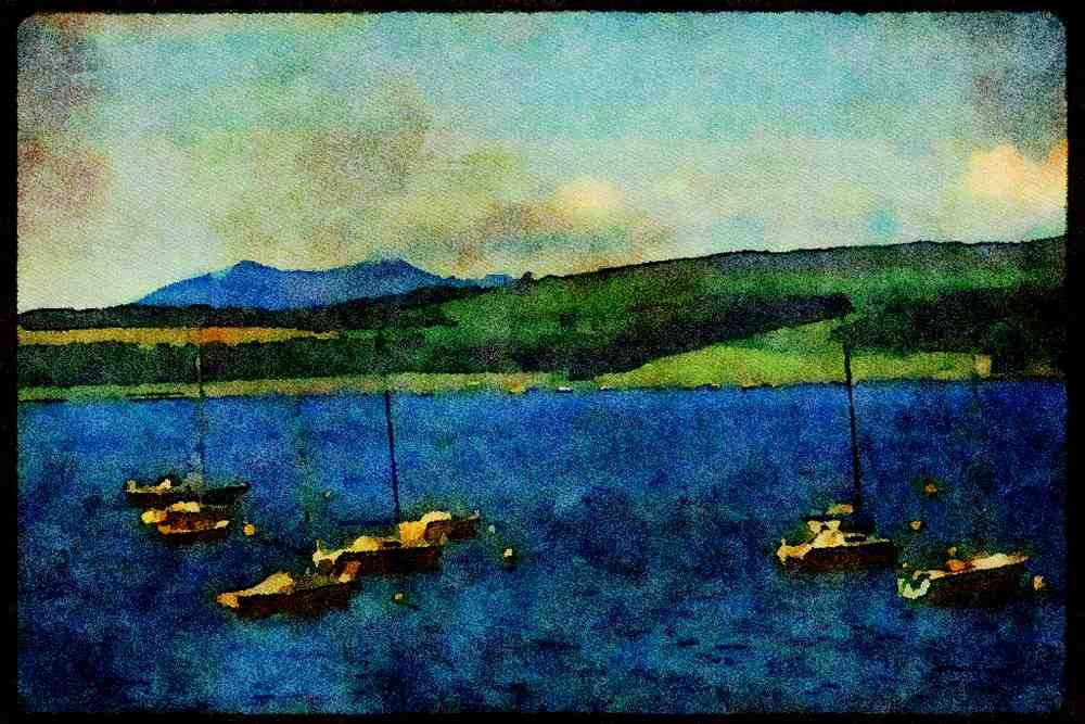 Scotland UK 231091 Largs A4 Limited Edition Watercolour Print