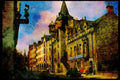 Scotland UK GB 092000 Edinburgh, Canongate Tolisooth Royal Mile A4 Limited Edition Watercolour Print