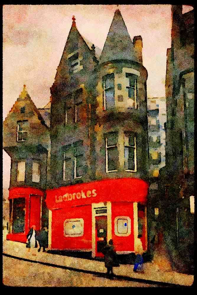 Scotland UK GB 092011 Edinburgh A4 Limited Edition Watercolour Print