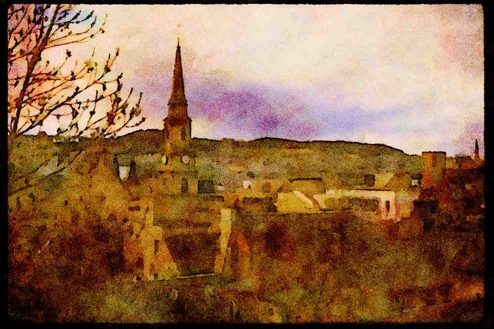 Scotland UK GB 092027 Inverness A4 Limited Edition Watercolour Print